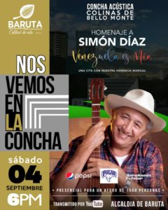 Lee más sobre el artículo Homenaje a Simón Díaz en la Concha Acústica de Colinas de Bello Monte